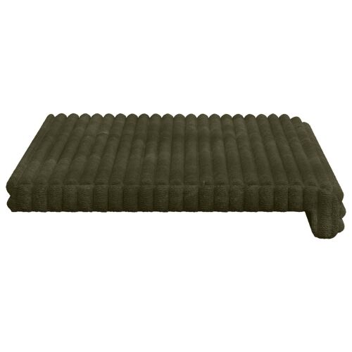 Jastučić za klupu Plišani kord Zelena Dubina 35 cm - Zelena 60 x 38 x 6,5 cm Cijena
