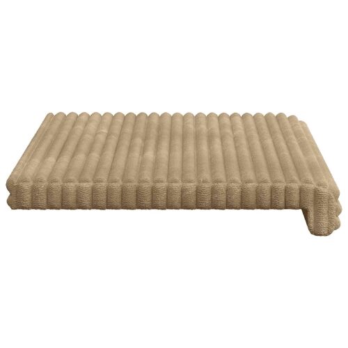 Jastučić za klupu Plišani kord Sivosmeđa Dubina 35 cm - Sivosmeđa 60 x 38 x 6,5 cm Cijena