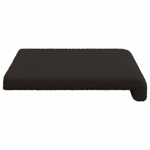 Jastučić za klupu Sherpa Tkanina Crna Dubina 35 cm - Crna 60 x 38 x 6,5 cm Cijena