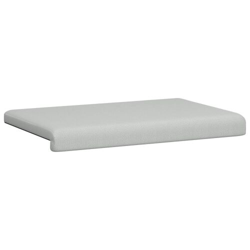 Jastučić za klupu Teksturirani baršun Svjetlosiva Dubina 35 cm - Svjetlosiva 60 x 38 x 6,5 cm Cijena