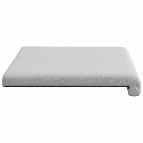 Jastučić za klupu Teksturirani baršun Svjetlosiva Dubina 35 cm - Svjetlosiva 60 x 38 x 6,5 cm Cijena