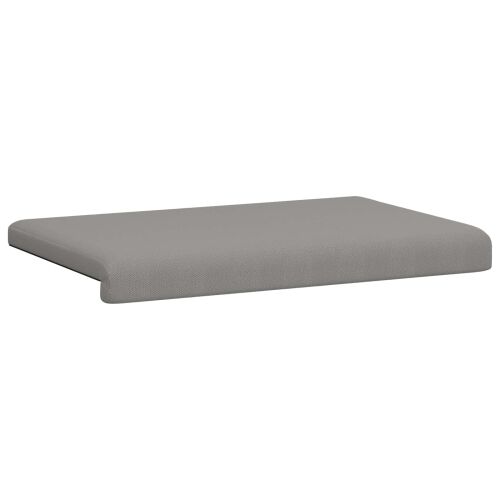 Jastučić za klupu Teksturirani baršun Tamnosiva Dubina 35 cm - Tamnosiva 60 x 38 x 6,5 cm Cijena