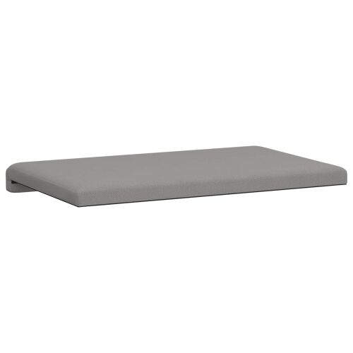 Jastučić za klupu Teksturirani baršun Tamnosiva Dubina 35 cm - Tamnosiva 60 x 38 x 6,5 cm Cijena