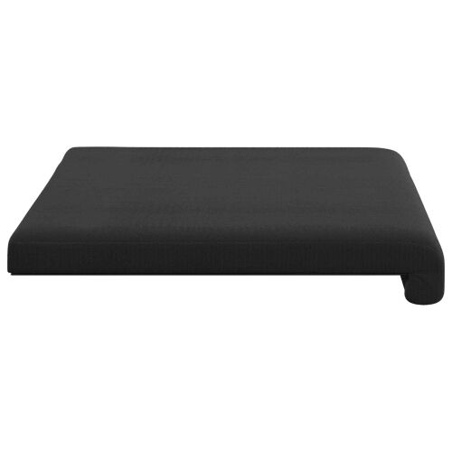 Jastučić za klupu Teksturirani baršun Crna Dubina 35 cm - Crna 60 x 38 x 6,5 cm Cijena