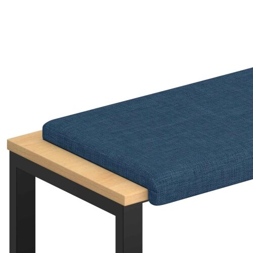 Jastučić za klupu Tkanina Plava Dubina 35 cm - Plava 80 x 38 x 6,5 cm Cijena