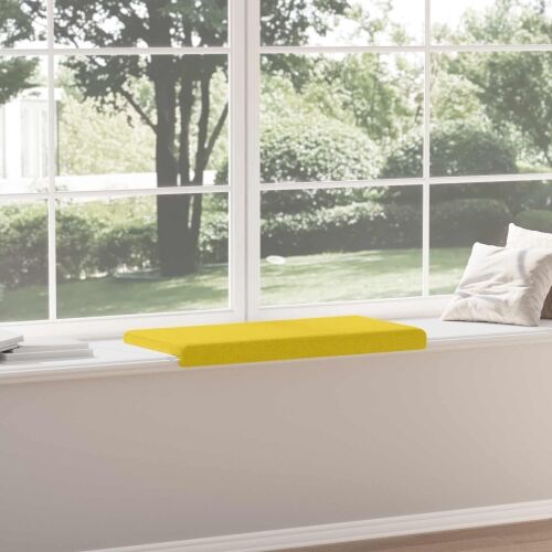 Jastučić za klupu Tkanina Svijetlo žuta Dubina 35 cm - Svjetložuta 80 x 38 x 6,5 cm Cijena