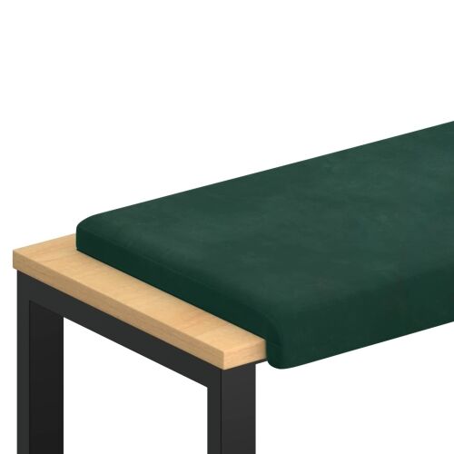 Jastučić za klupu Baršun Tamnozelena Dubina 35 cm - Tamnozelena 80 x 38 x 6,5 cm Cijena