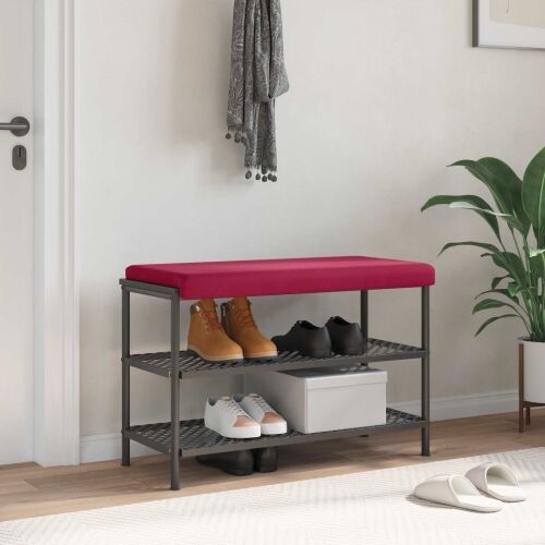 Jastučić za klupu Baršun Vinska crvena Dubina 35 cm - boja crnog vina 80 x 38 x 6,5 cm Cijena