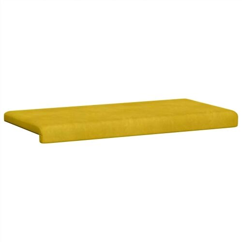 Jastučić za klupu Baršun Žuta Dubina 35 cm - Žuta 80 x 38 x 6,5 cm Cijena