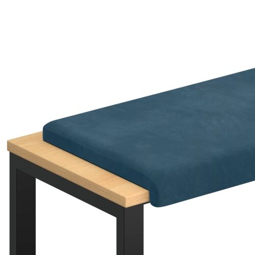 Jastučić za klupu Baršun Plava Dubina 35 cm - Plava 80 x 38 x 6,5 cm Cijena
