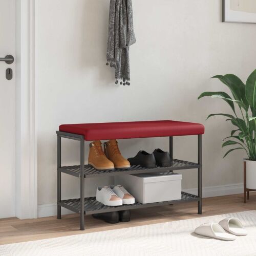 Jastučić za klupu Umjetna koža Vinska crvena Dubina 35 cm - boja crnog vina 80 x 38 x 6,5 cm Cijena