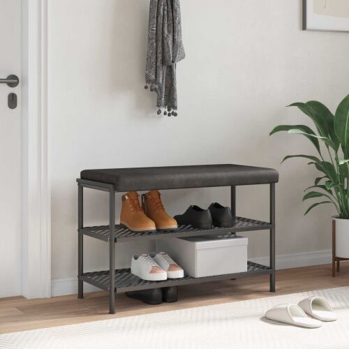Jastučić za klupu Umjetna koža Crna Dubina 35 cm - Crna 80 x 38 x 6,5 cm Cijena