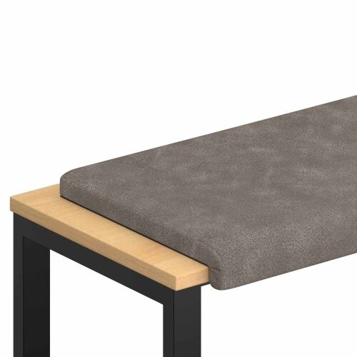 Jastučić za klupu Umjetna koža Siva Dubina 35 cm - Siva 80 x 38 x 6,5 cm Cijena