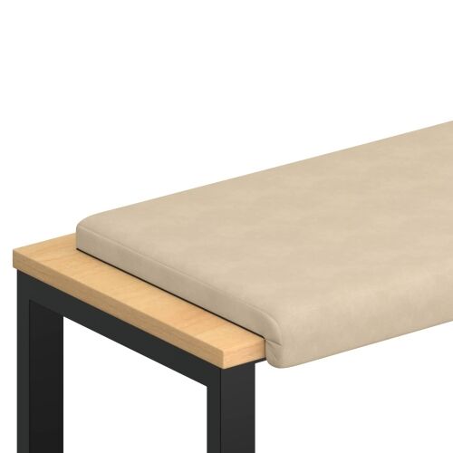 Jastučić za klupu Mikrovlakna Krem Dubina 35 cm - Krem 80 x 38 x 6,5 cm Cijena