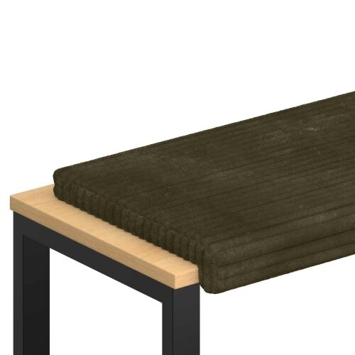 Jastučić za klupu Plišani kord Zelena Dubina 35 cm - Zelena 80 x 38 x 6,5 cm Cijena