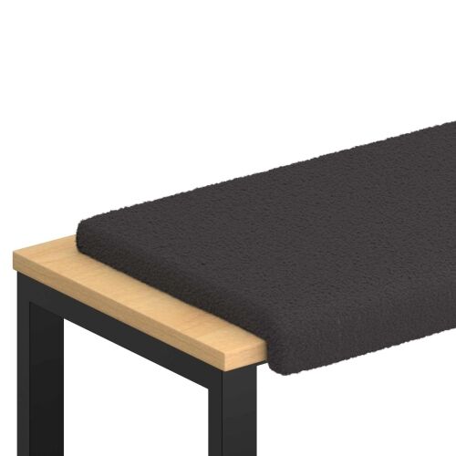 Jastučić za klupu Sherpa Tkanina Tamnosiva Dubina 35 cm - Tamnosiva 80 x 38 x 6,5 cm Cijena