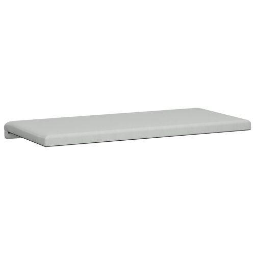 Jastučić za klupu Teksturirani baršun Svjetlosiva Dubina 35 cm - Svjetlosiva 80 x 38 x 6,5 cm Cijena