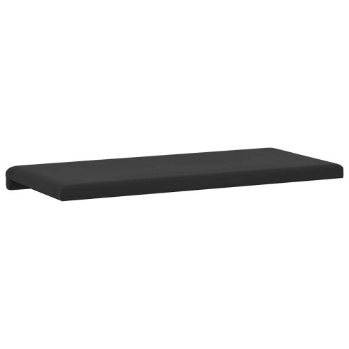 Jastučić za klupu Teksturirani baršun Crna Dubina 35 cm - Crna 80 x 38 x 6,5 cm Cijena