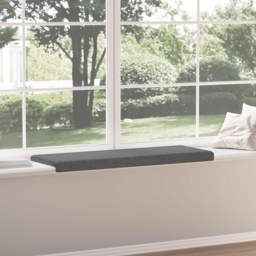 Jastučić za klupu Tkanina Tamnosiva Dubina 35 cm - Tamnosiva 110 x 38 x 6,5 cm Cijena