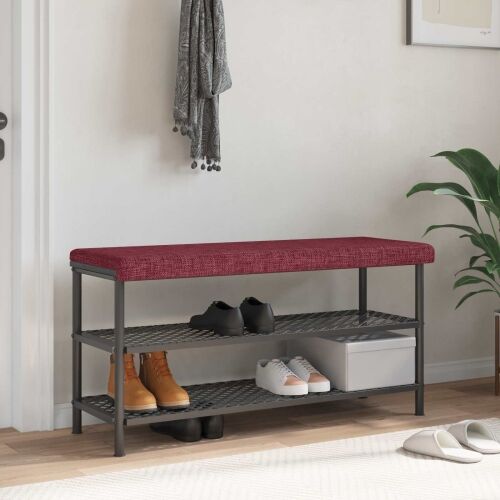 Jastučić za klupu Tkanina Vinska crvena Dubina 35 cm - boja crnog vina 110 x 38 x 6,5 cm Cijena
