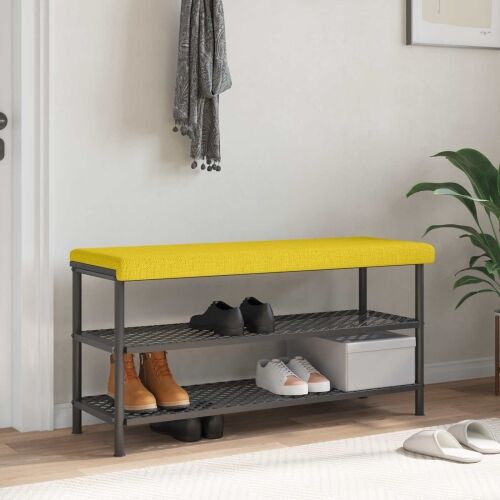 Jastučić za klupu Tkanina Svijetlo žuta Dubina 35 cm - Svjetložuta 110 x 38 x 6,5 cm Cijena