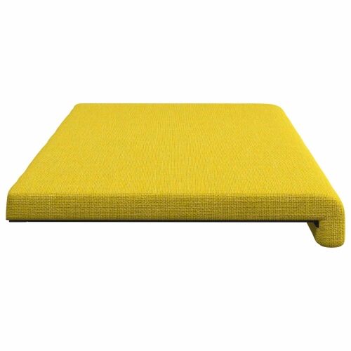 Jastučić za klupu Tkanina Svijetlo žuta Dubina 35 cm - Svjetložuta 110 x 38 x 6,5 cm Cijena