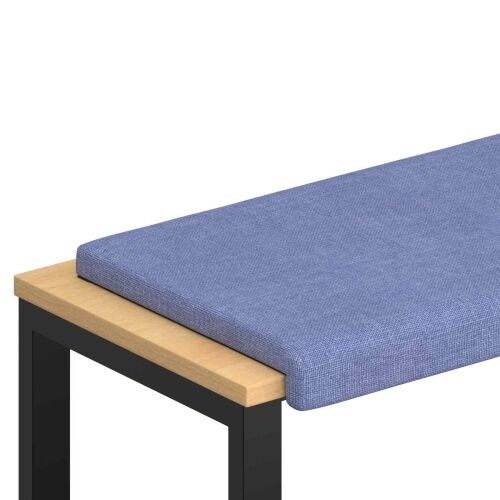 Jastučić za klupu Tkanina Traper plava Dubina 35 cm - Trapere plave boje 110 x 38 x 6,5 cm Cijena