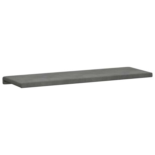Jastučić za klupu Baršun Tamnosiva Dubina 35 cm - Tamnosiva 110 x 38 x 6,5 cm Cijena