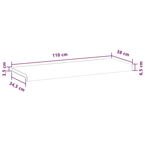 Jastučić za klupu Baršun Tamnosiva Dubina 35 cm - Tamnosiva 110 x 38 x 6,5 cm Cijena