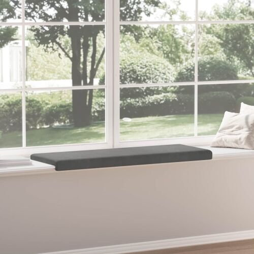 Jastučić za klupu Baršun Tamnosiva Dubina 35 cm - Tamnosiva 110 x 38 x 6,5 cm Cijena