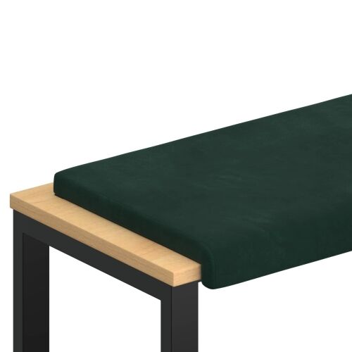 Jastučić za klupu Baršun Tamnozelena Dubina 35 cm - Tamnozelena 110 x 38 x 6,5 cm Cijena