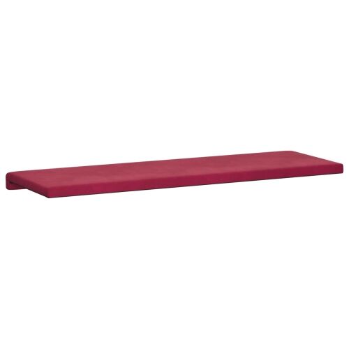 Jastučić za klupu Baršun Vinska crvena Dubina 35 cm - boja crnog vina 110 x 38 x 6,5 cm Cijena