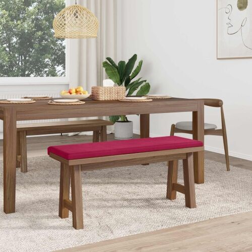 Jastučić za klupu Baršun Vinska crvena Dubina 35 cm - boja crnog vina 110 x 38 x 6,5 cm Cijena