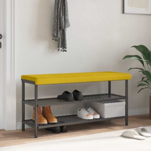 Jastučić za klupu Baršun Žuta Dubina 35 cm - Žuta 110 x 38 x 6,5 cm Cijena
