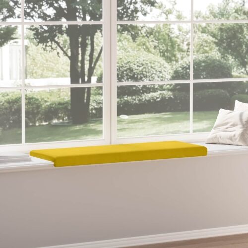 Jastučić za klupu Baršun Žuta Dubina 35 cm - Žuta 110 x 38 x 6,5 cm Cijena