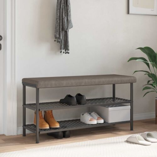 Jastučić za klupu Umjetna koža Siva Dubina 35 cm - Siva 110 x 38 x 6,5 cm Cijena