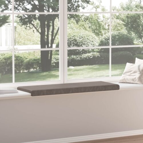 Jastučić za klupu Umjetna koža Siva Dubina 35 cm - Siva 110 x 38 x 6,5 cm Cijena