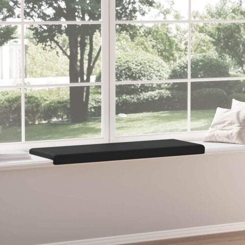 Jastučić za klupu Mikrovlakna Crna Dubina 35 cm - Crna 110 x 38 x 6,5 cm Cijena