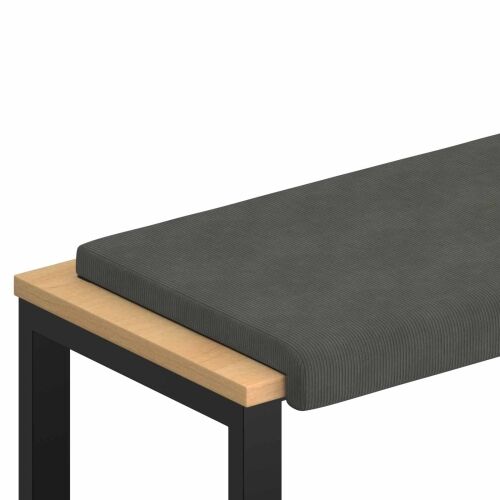 Jastučić za klupu Kord Tamnosiva Dubina 35 cm - Tamnosiva 110 x 38 x 6,5 cm Cijena