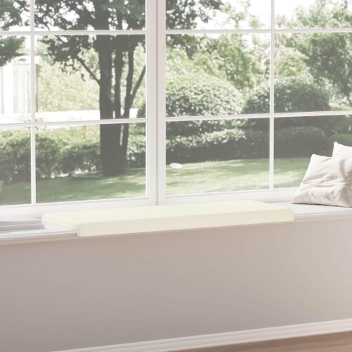Jastučić za klupu Kord Krem Dubina 35 cm - Krem 110 x 38 x 6,5 cm Cijena