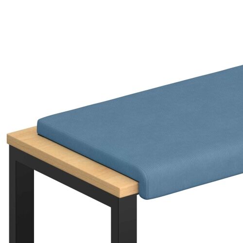 Jastučić za klupu Kord Plava Dubina 35 cm - Plava 110 x 38 x 6,5 cm Cijena