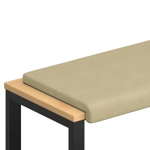 Jastučić za klupu Kord Siva zelena Dubina 35 cm - Svijetlo zelena siva 110 x 38 x 6,5 cm Cijena
