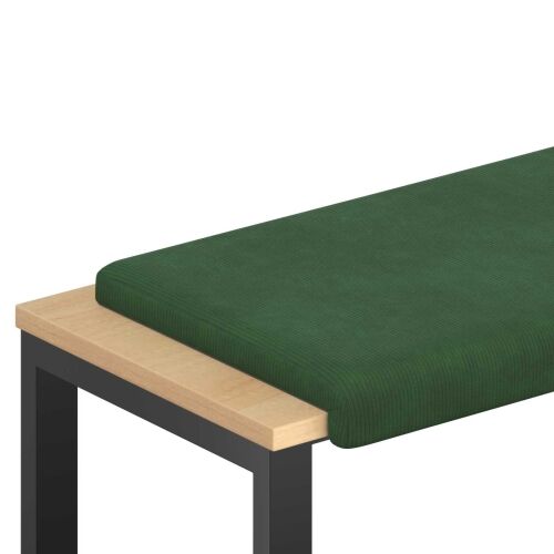 Jastučić za klupu Kord Tamnozelena Dubina 35 cm - Zelena boja džungle 110 x 38 x 6,5 cm Cijena