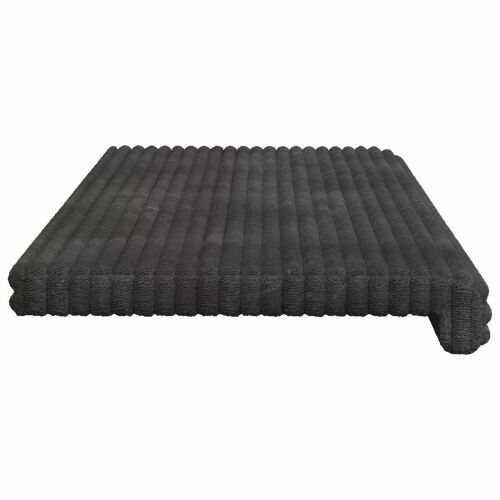 Jastučić za klupu Plišani kord Tamnosiva Dubina 35 cm - Tamnosiva 110 x 38 x 6,5 cm Cijena