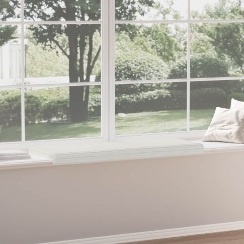 Jastučić za klupu Plišani kord Krem Dubina 35 cm - Krem 110 x 38 x 6,5 cm Cijena