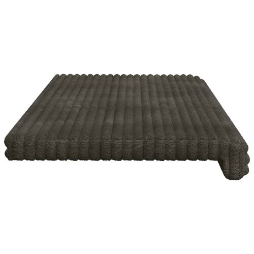 Jastučić za klupu Plišani kord Antracit Dubina 35 cm - Antracit 110 x 38 x 6,5 cm Cijena
