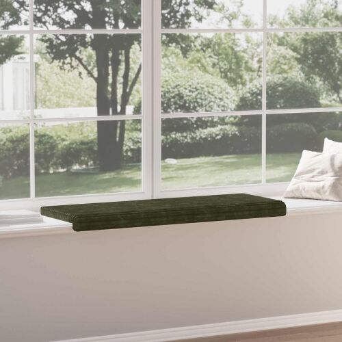 Jastučić za klupu Plišani kord Zelena Dubina 35 cm - Zelena 110 x 38 x 6,5 cm Cijena