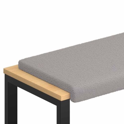 Jastučić za klupu Sherpa Tkanina Svjetlosiva Dubina 35 cm - Svjetlosiva 110 x 38 x 6,5 cm Cijena