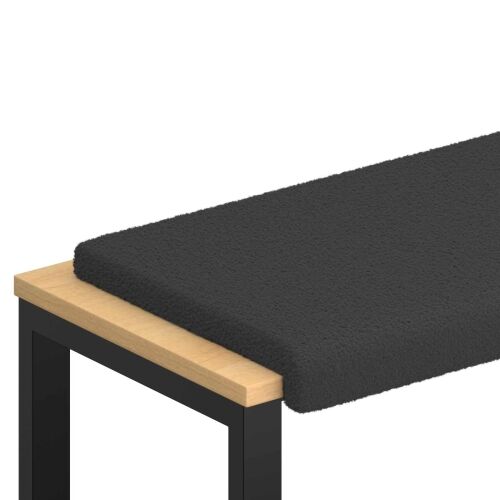 Jastučić za klupu Sherpa Tkanina Tamnosiva Dubina 35 cm - Tamnosiva 110 x 38 x 6,5 cm Cijena