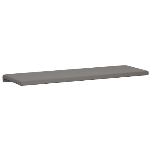 Jastučić za klupu Teksturirani baršun Tamnosiva Dubina 35 cm - Tamnosiva 110 x 38 x 6,5 cm Cijena